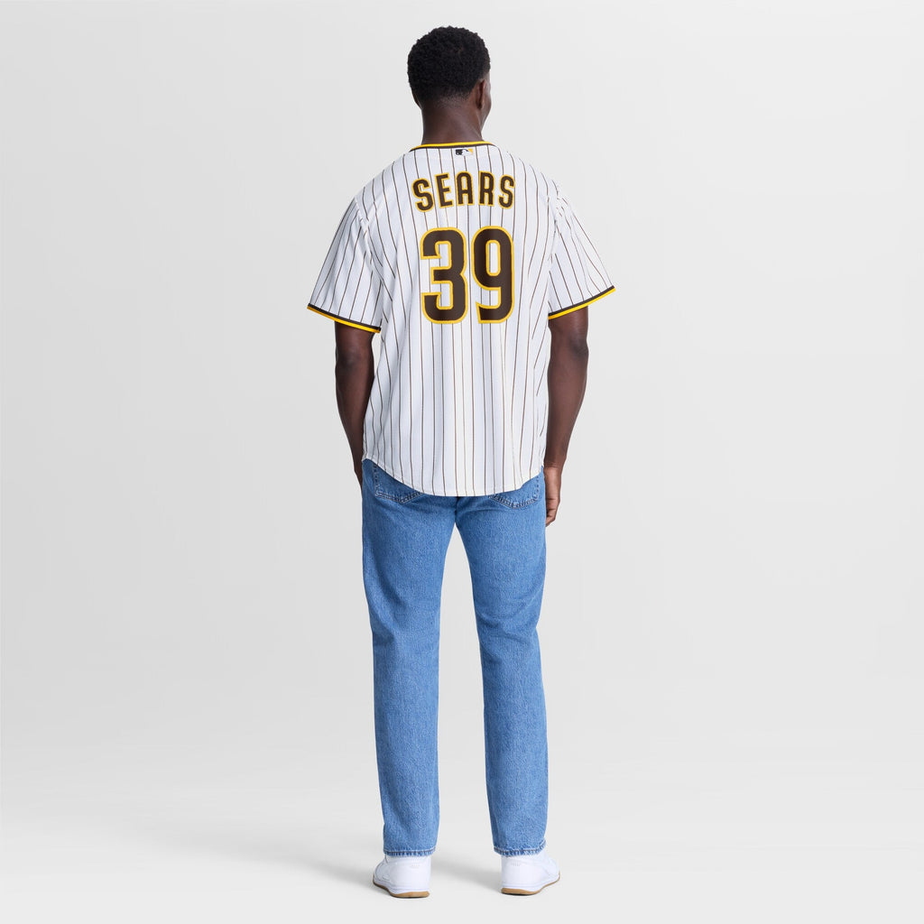San Diego Padres JP Sears White Home Replica Baseball Jersey