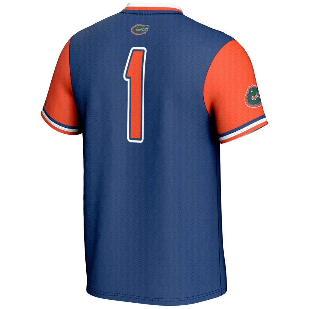 #1 Florida Gators Lightweight Softball Jersey - Royal