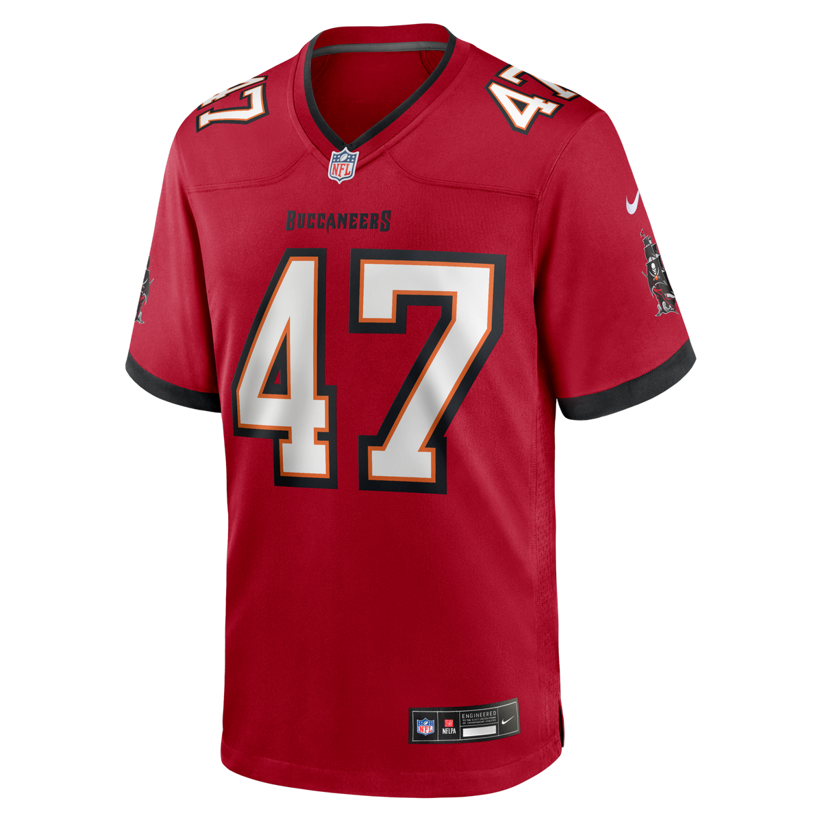 Tampa Bay Buccaneers John Lynch Red Game Retired Player Football Jersey