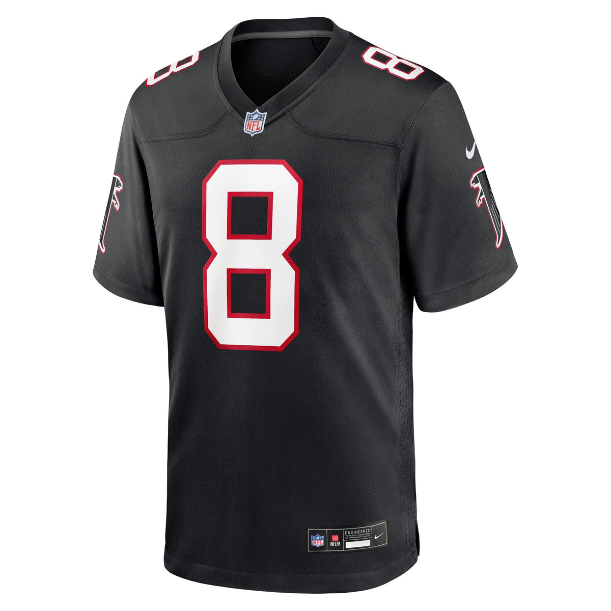 Atlanta Falcons Kyle Pitts Sr. Black Alternate Game Football Jersey