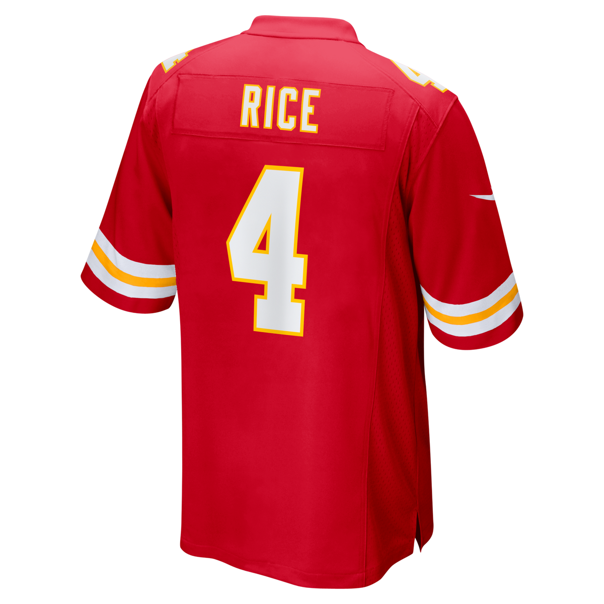 Kansas City Chiefs Rashee Rice Red Game Football Jersey