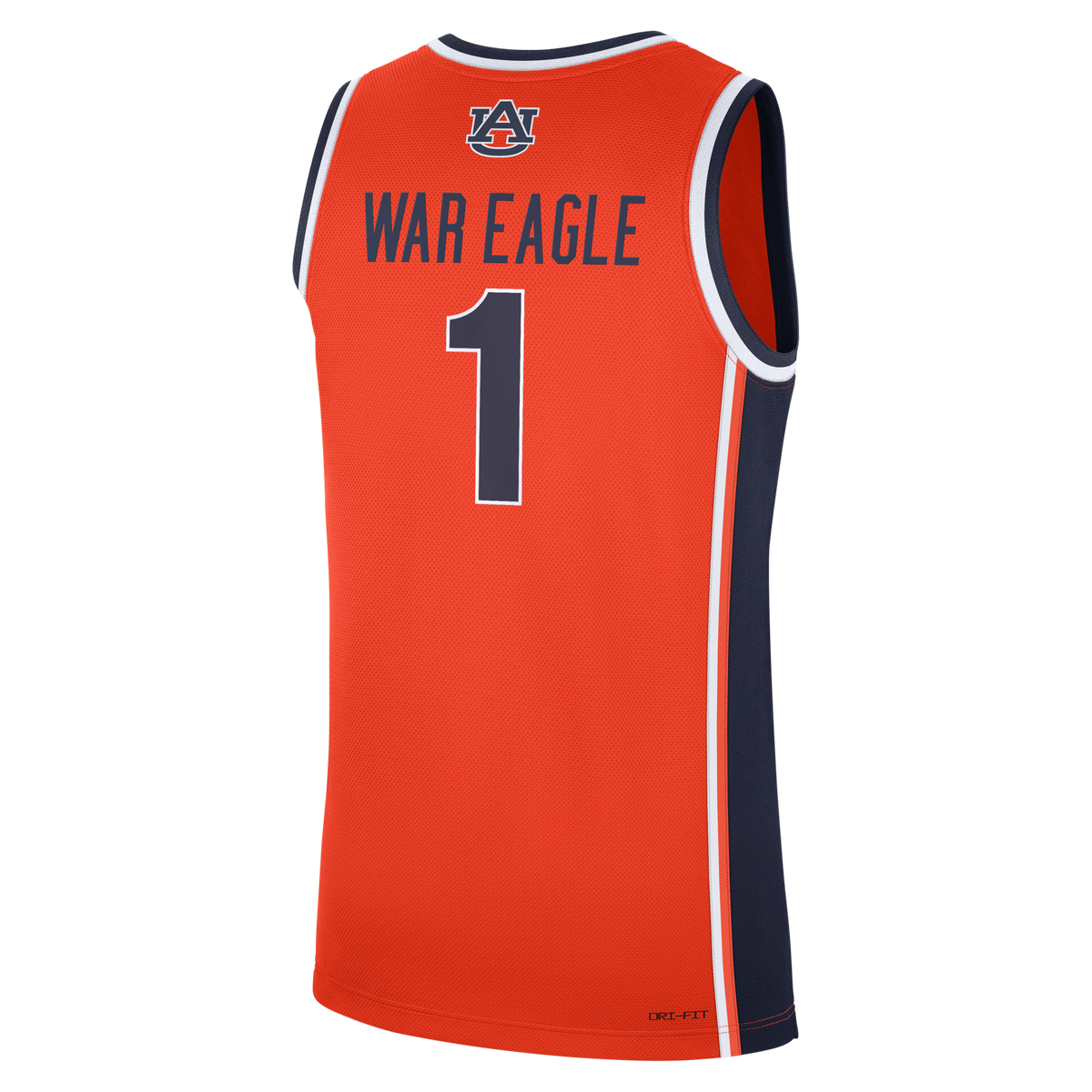 Orange Auburn Tigers #1 Alternate War Eagle Replica Basketball Jersey