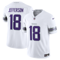 Minnesota Vikings Justin Jefferson White Alternate Vapor F.U.S.E. Stitched Limited Football Jersey