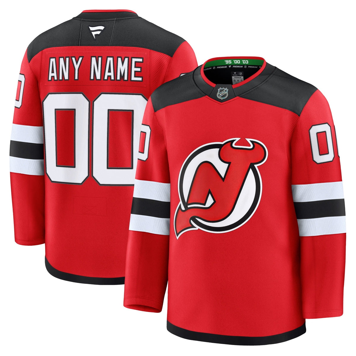 New Jersey Devils Red Home Premium Custom Jersey