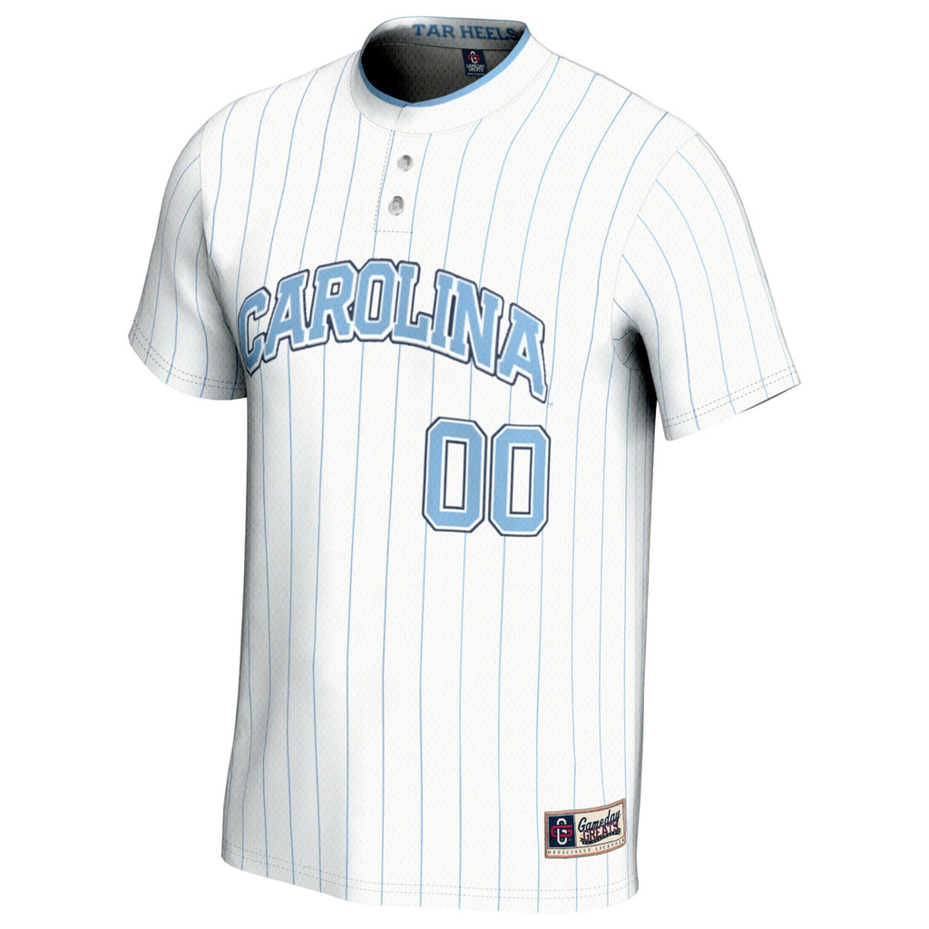 North Carolina Tar Heels NIL Pick-A-Player Softball Lightweight Jersey - White