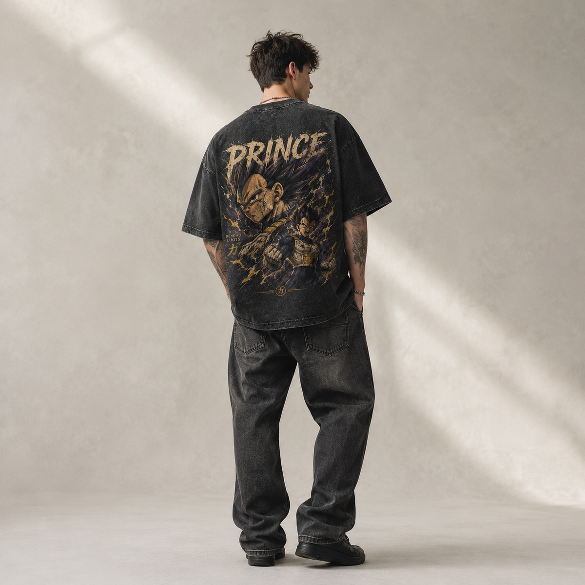 Dragon Ball Anime Graphic Tee - Prince Beyond Limits: Vegeta Battle-Ready