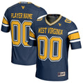 West Virginia Mountaineers NIL Pick-A-Player Football Jersey - Navy