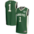 #1 Green Colorado State Rams Lightweight Basketball Jersey