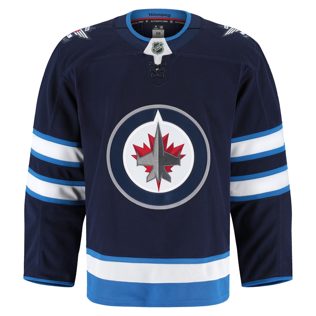 Winnipeg Jets Navy Home Pro Jersey