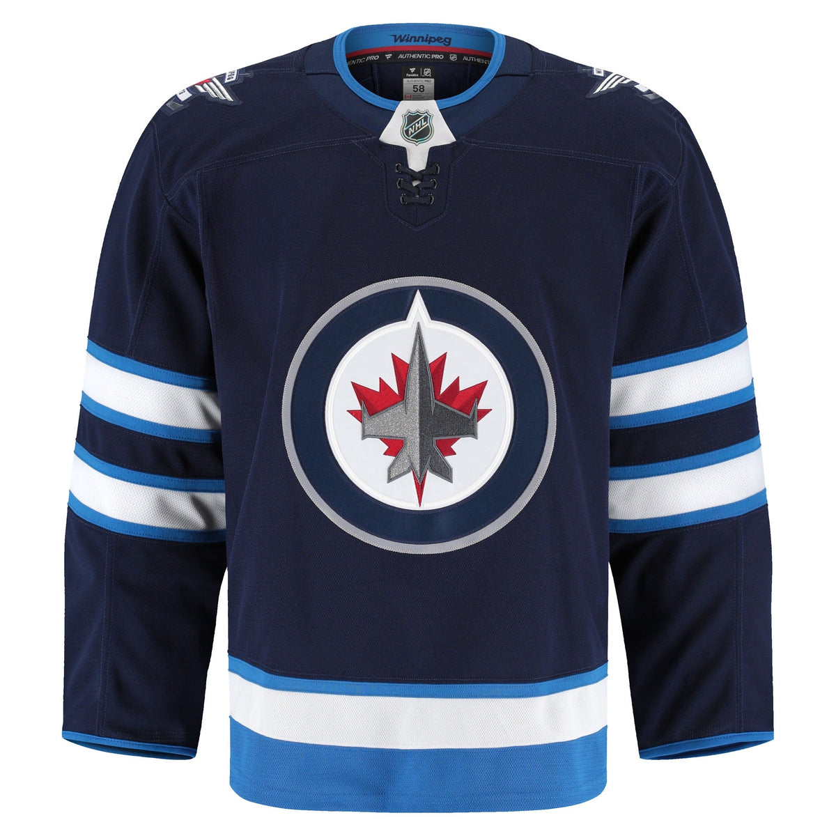 Winnipeg Jets Navy Home Pro Jersey