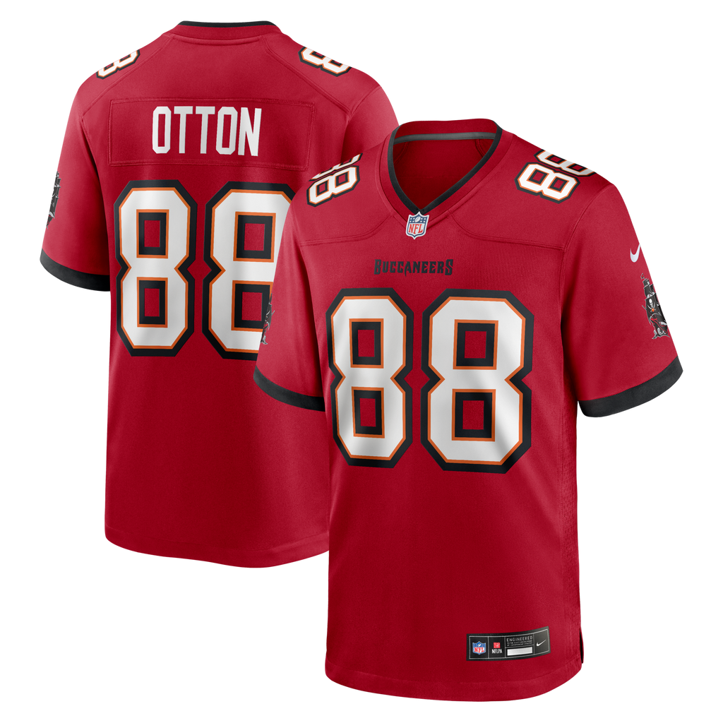 Tampa Bay Buccaneers Cade Otton Red Game Player Football Jersey