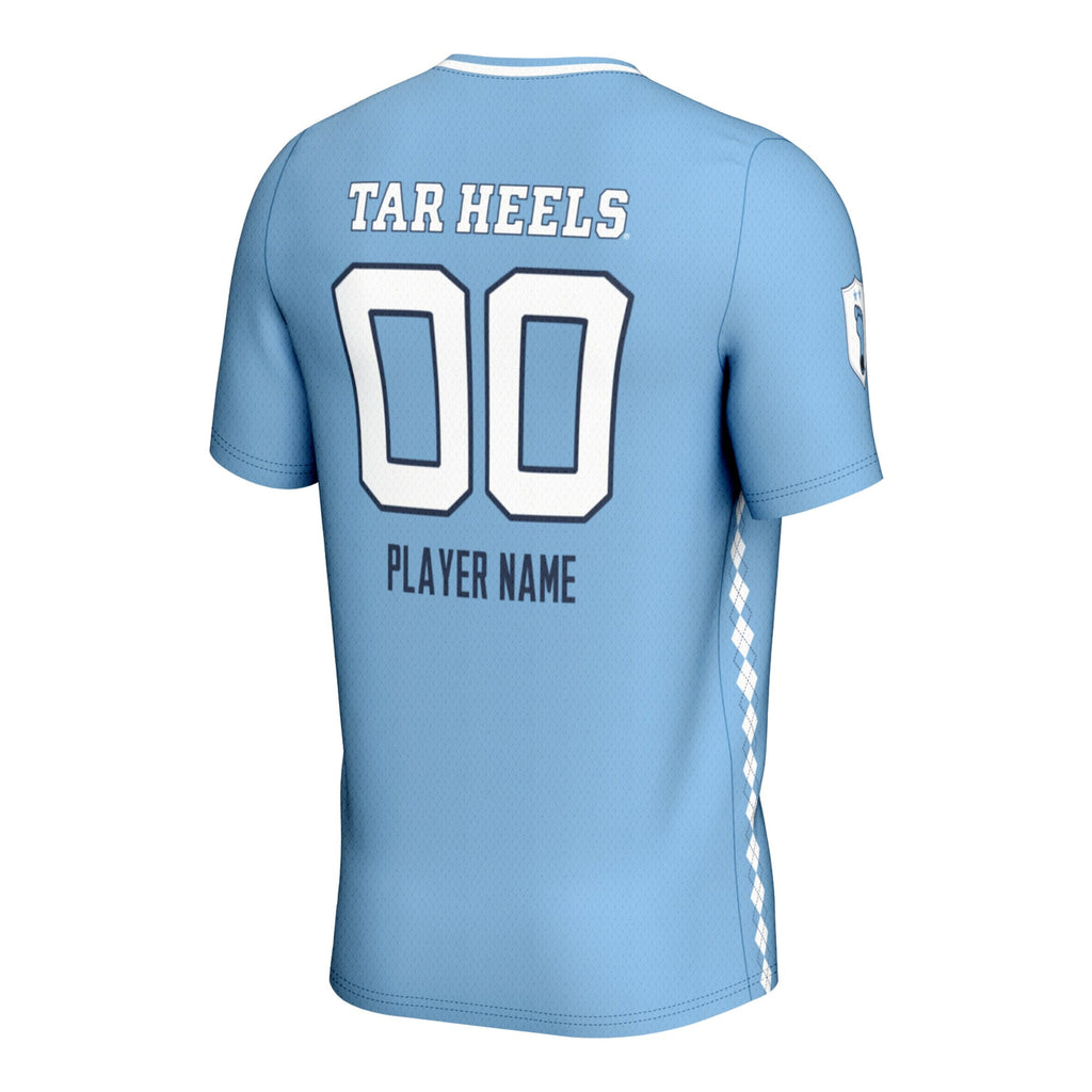 North Carolina Tar Heels NIL Pick-A-Player Lightweight Soccer Jersey - Carolina Blue