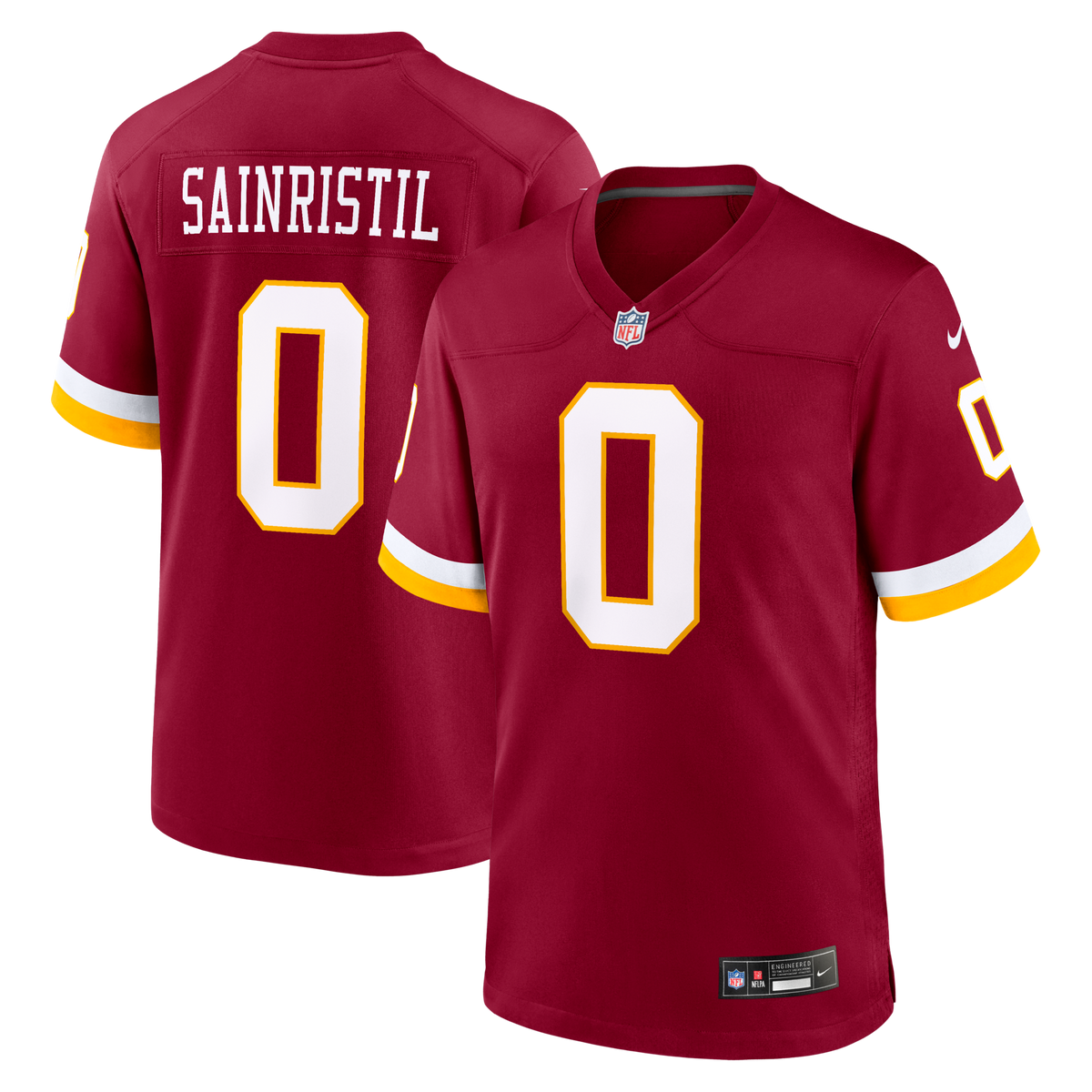 Washington Commanders Mike Sainristil Burgundy Game Football Jersey
