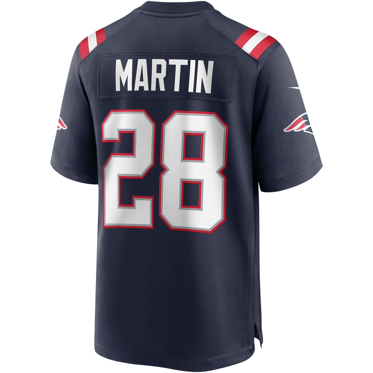 New England Patriots Curtis Martin Navy Game Retired Player Football Jersey
