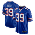 Buffalo Bills Tommy Doman Royal Team Game Football Jersey