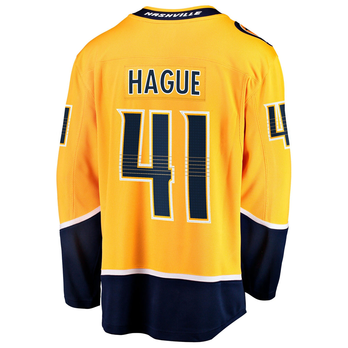Nashville Predators Nicolas Hague Gold Home Breakaway Hockey Jersey