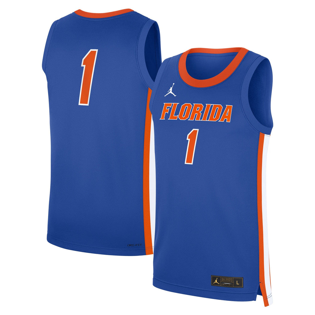 Royal Florida Gators Road Replica Basketball Jersey