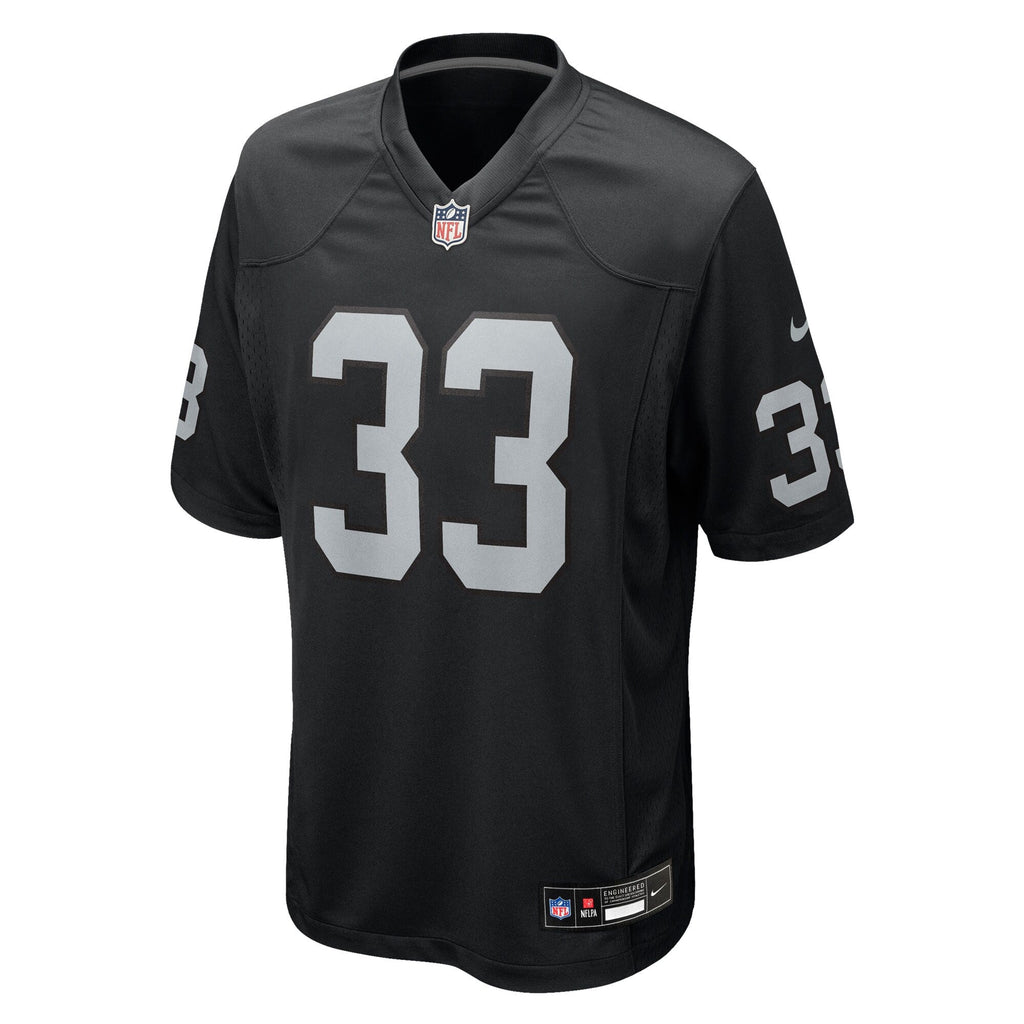 Las Vegas Raiders Jamal Adams Black Team Game Football Jersey