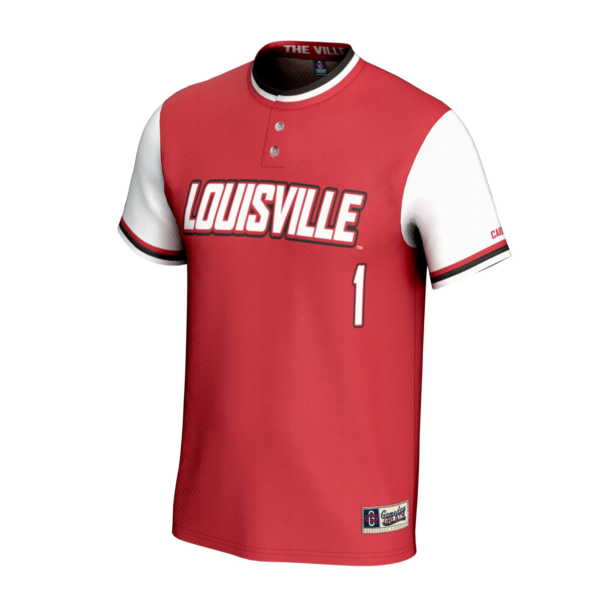 Louisville Cardinals Lightweight Softball Fashion Jersey - Red