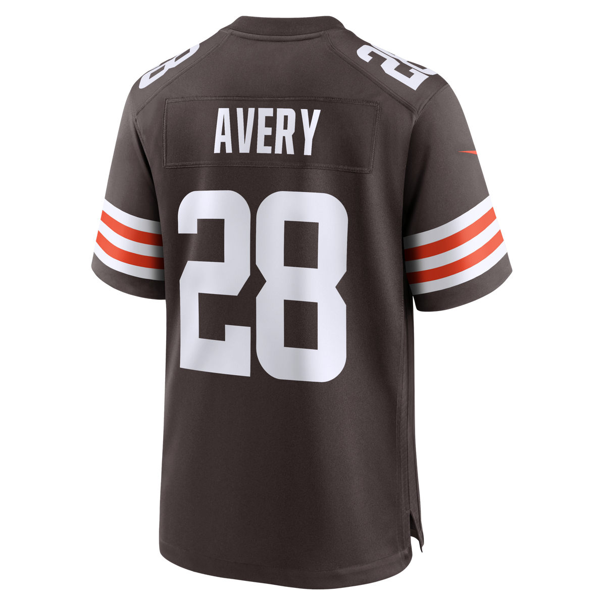 Cleveland Browns Tre Avery Brown Team Game Football Jersey