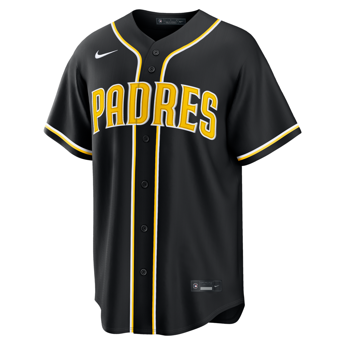 San Diego Padres Fernando Tatis Jr. Fashion Replica Black Out Baseball Jersey