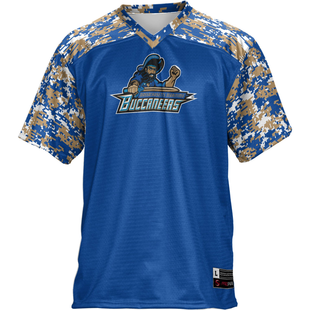 Massachusetts Maritime Academy Buccaneers Football Jersey - Blue