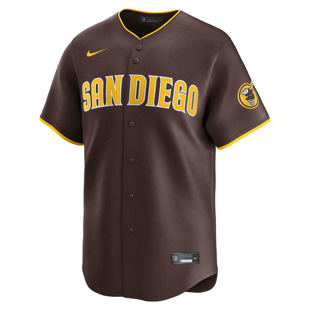 San Diego Padres Jackson Merrill Brown Road Limited Player Baseball Jersey