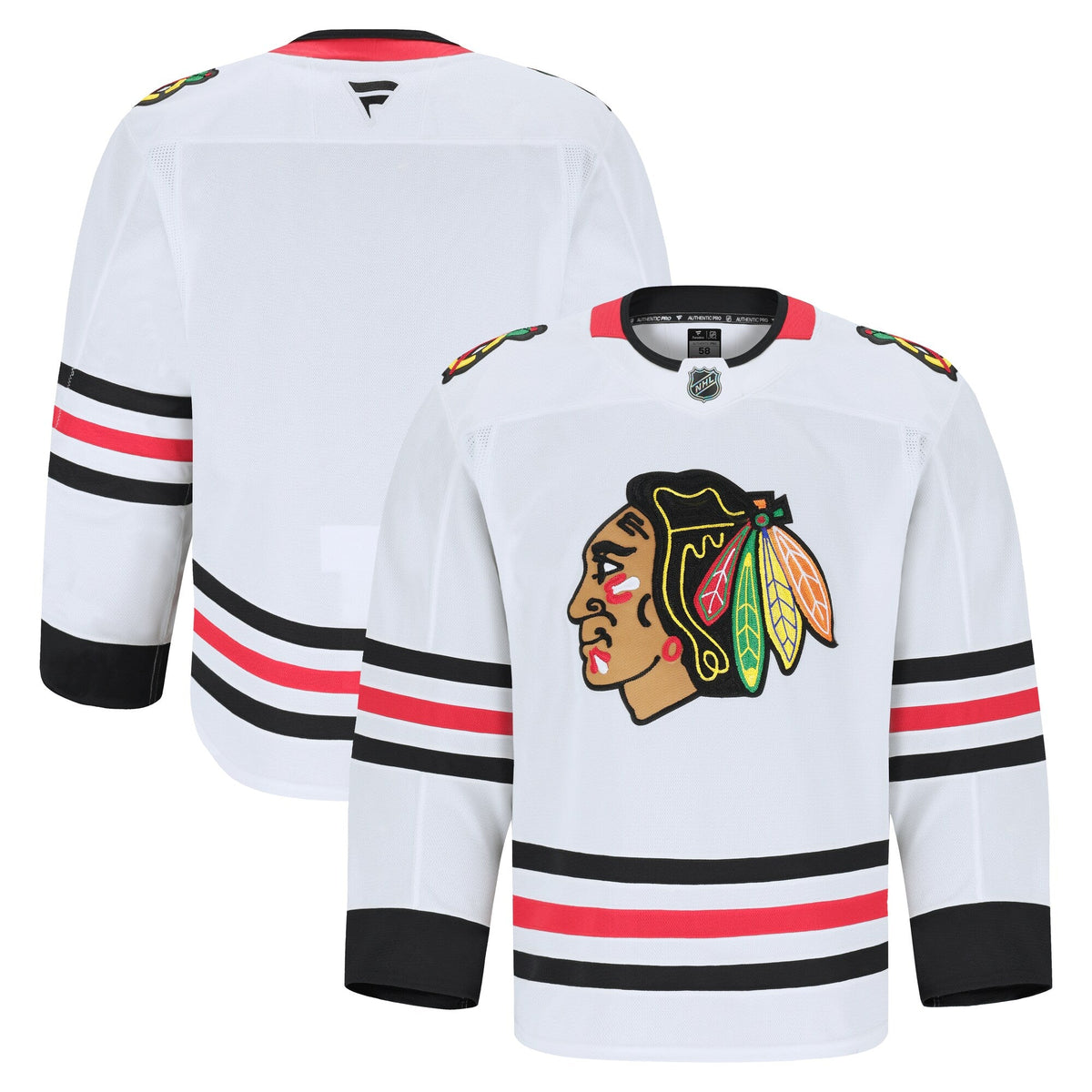 Chicago Blackhawks White Away Pro Jersey