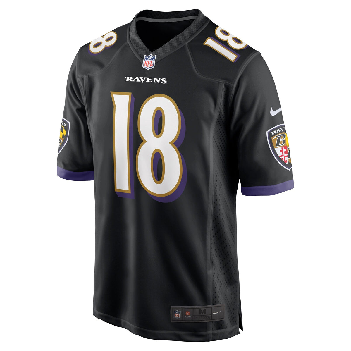 Baltimore Ravens Roquan Smith Black Alternate Game Football Jersey