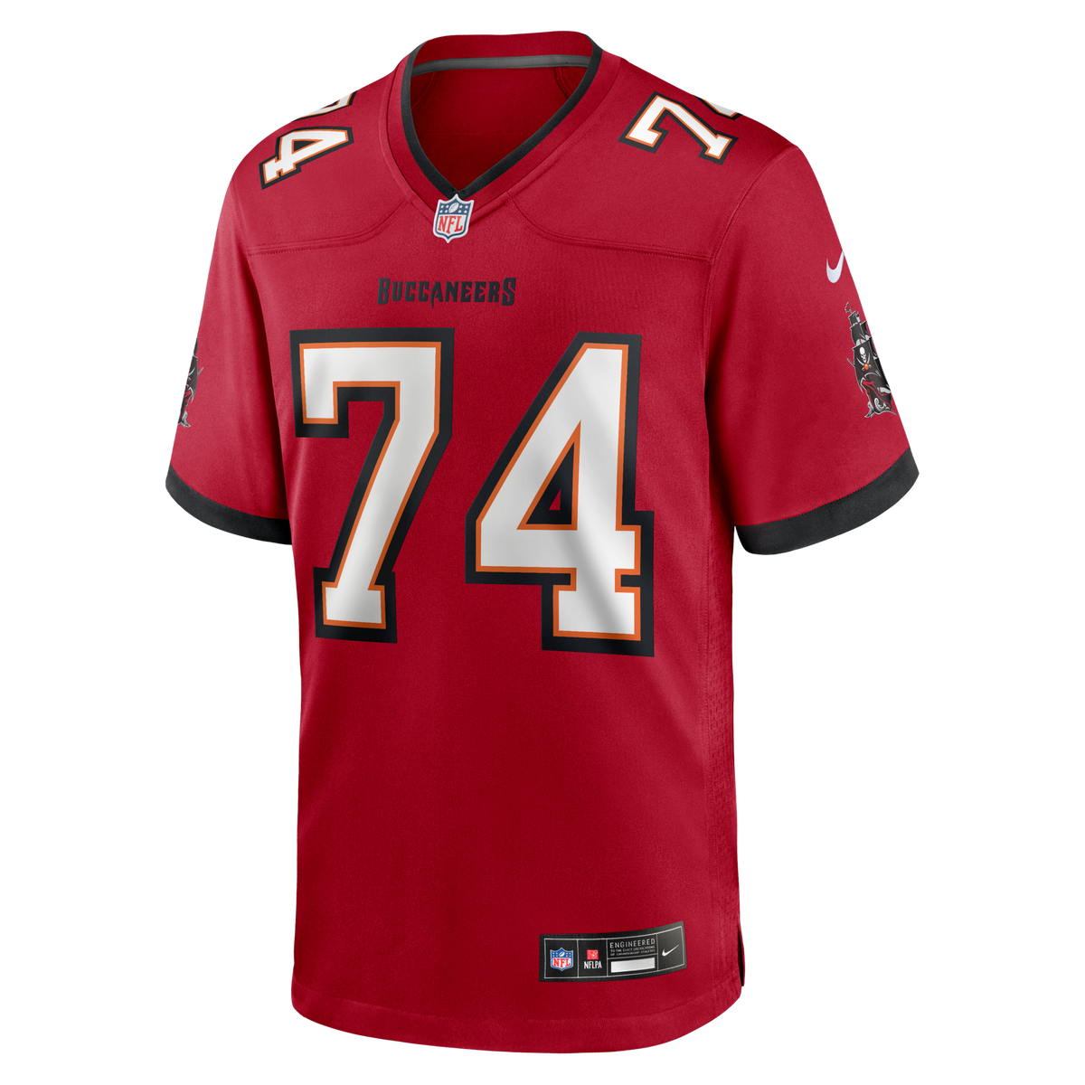 Tampa Bay Buccaneers Marshall Foerner Red Team Game Football Jersey