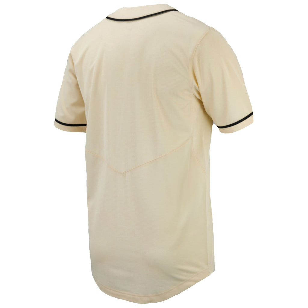 Natural Vanderbilt Commodores Replica Full-Button Baseball Jersey