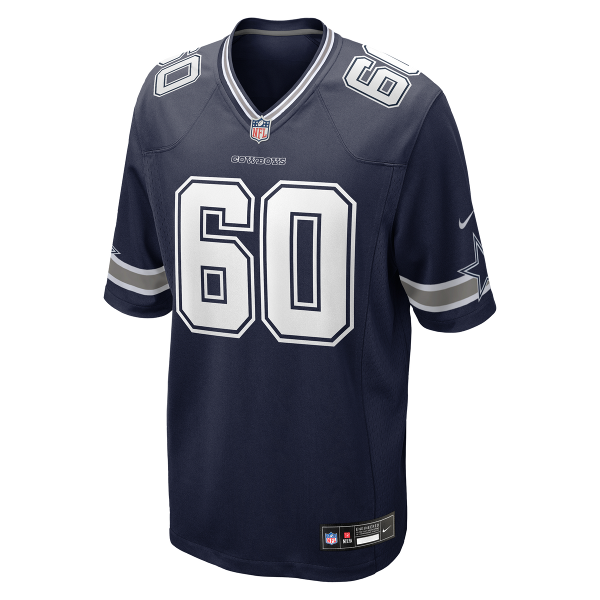 Dallas Cowboys Tyler Guyton Navy Player Game Football Jersey