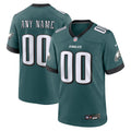 Philadelphia Eagles Midnight Green Custom Game Football Jersey