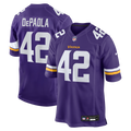 Minnesota Vikings Andrew DePaola Purple Game Football Jersey