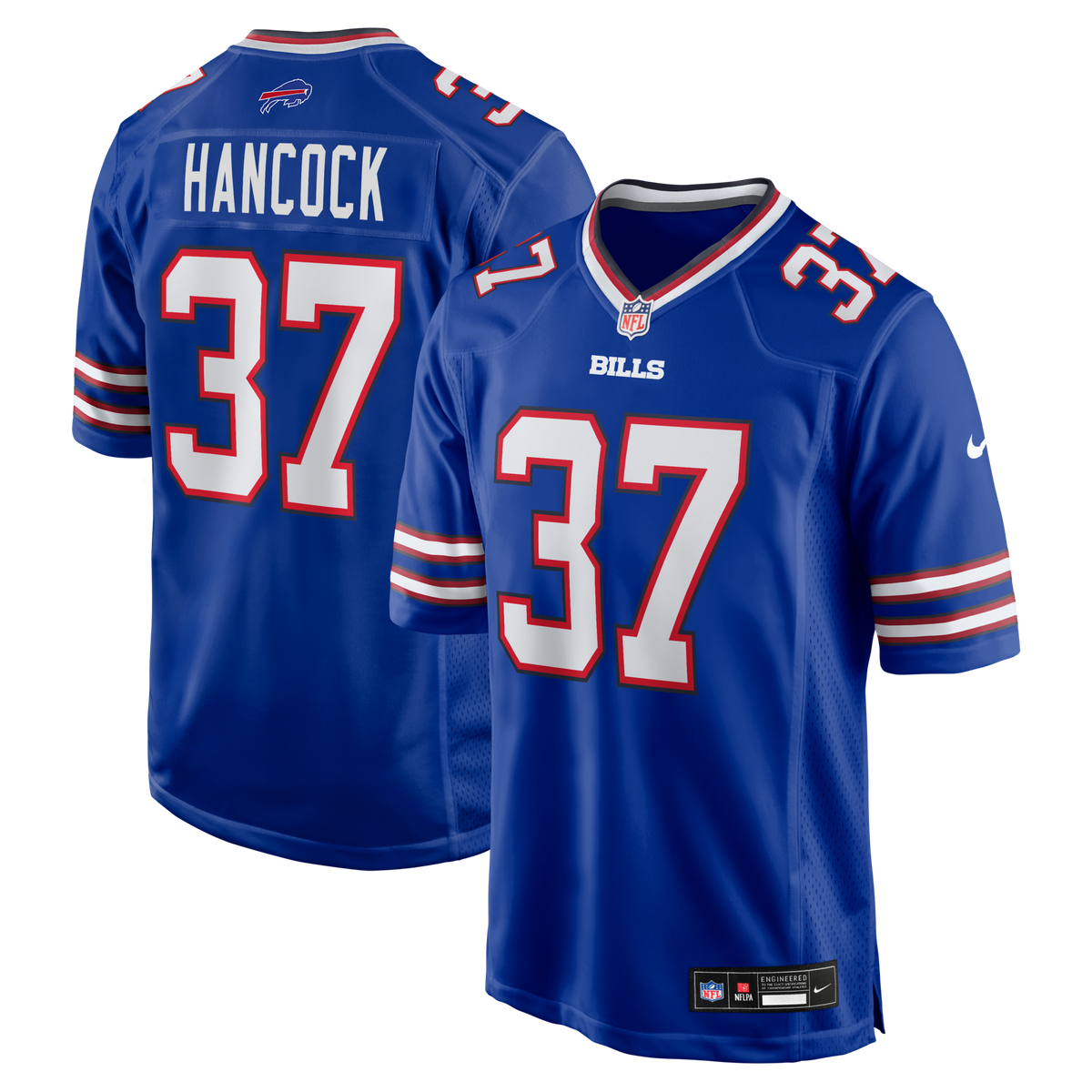 Buffalo Bills Jordan Hancock Royal Team Game Football Jersey