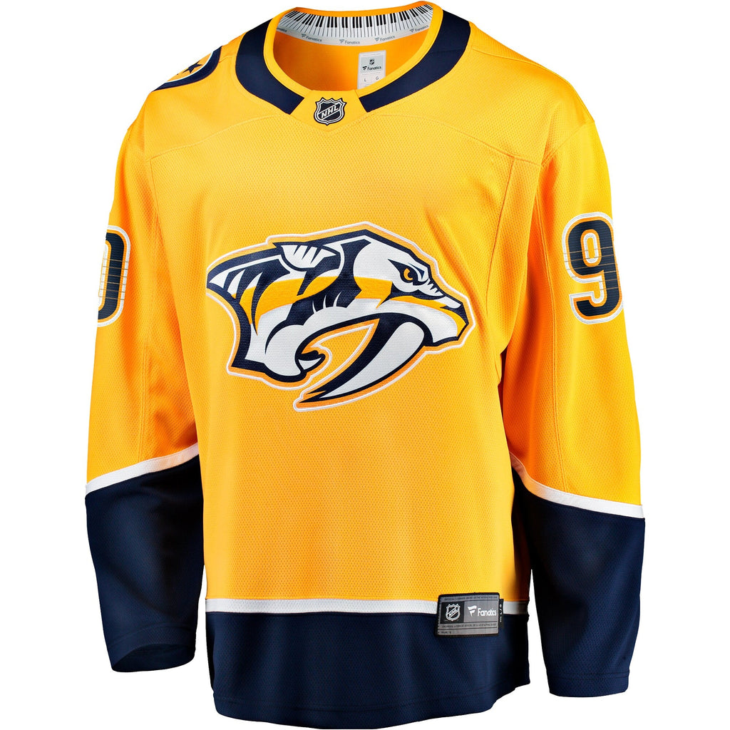 Nashville Predators Ryan O'Reilly Gold Home Breakaway Hockey Jersey