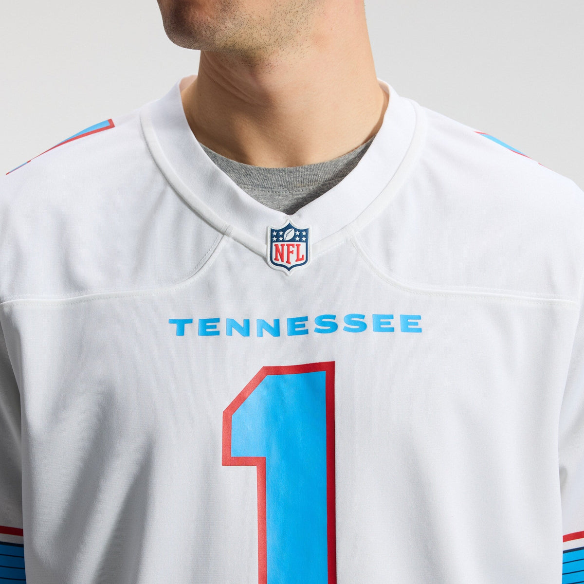 Tennessee Titans Cameron Ward White Game Football Jersey