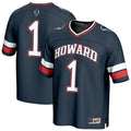 #1 Navy Howard Bison Collegiate Football Fashion Jersey
