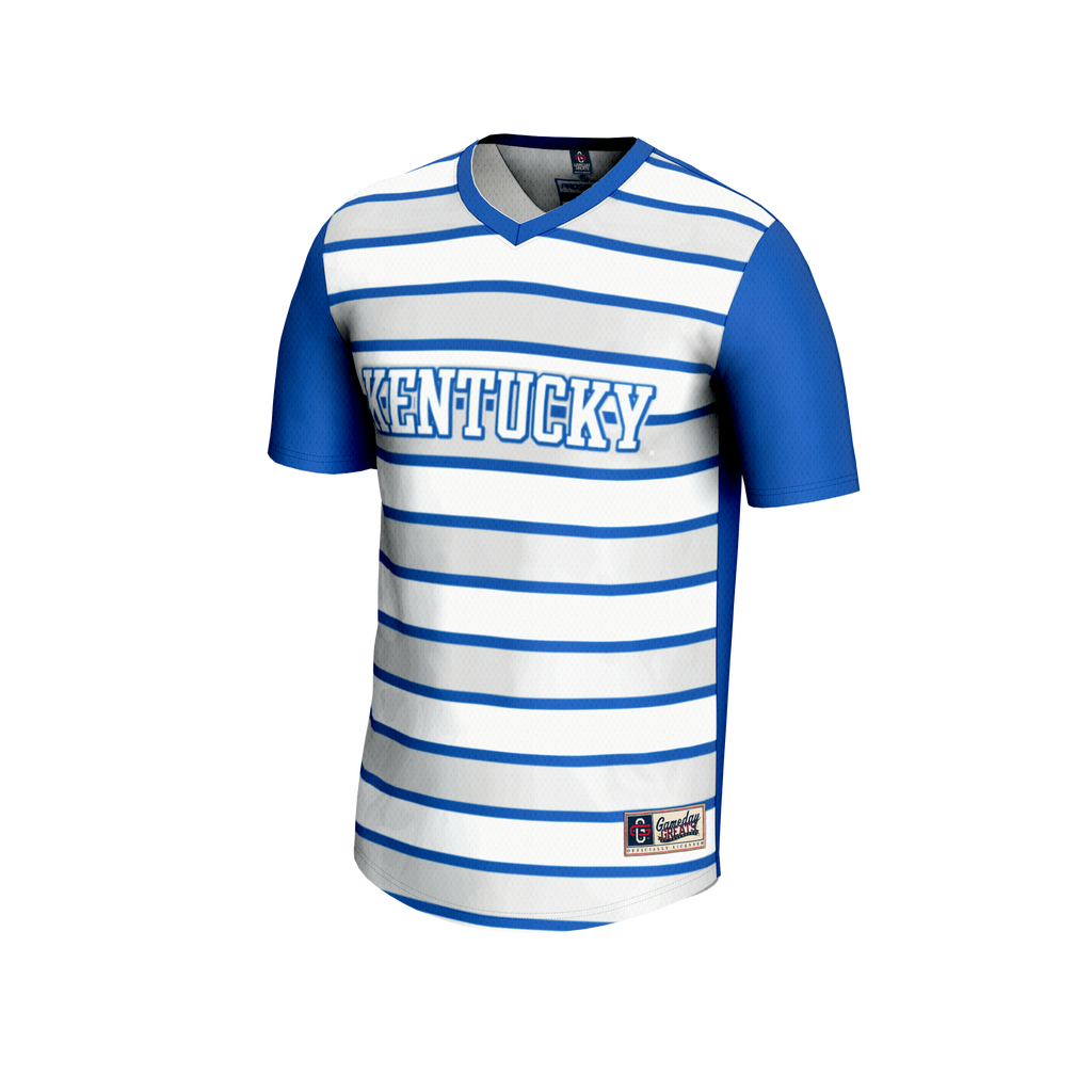 #1 Royal Kentucky Wildcats Lightweight Soccer Fashion Jersey