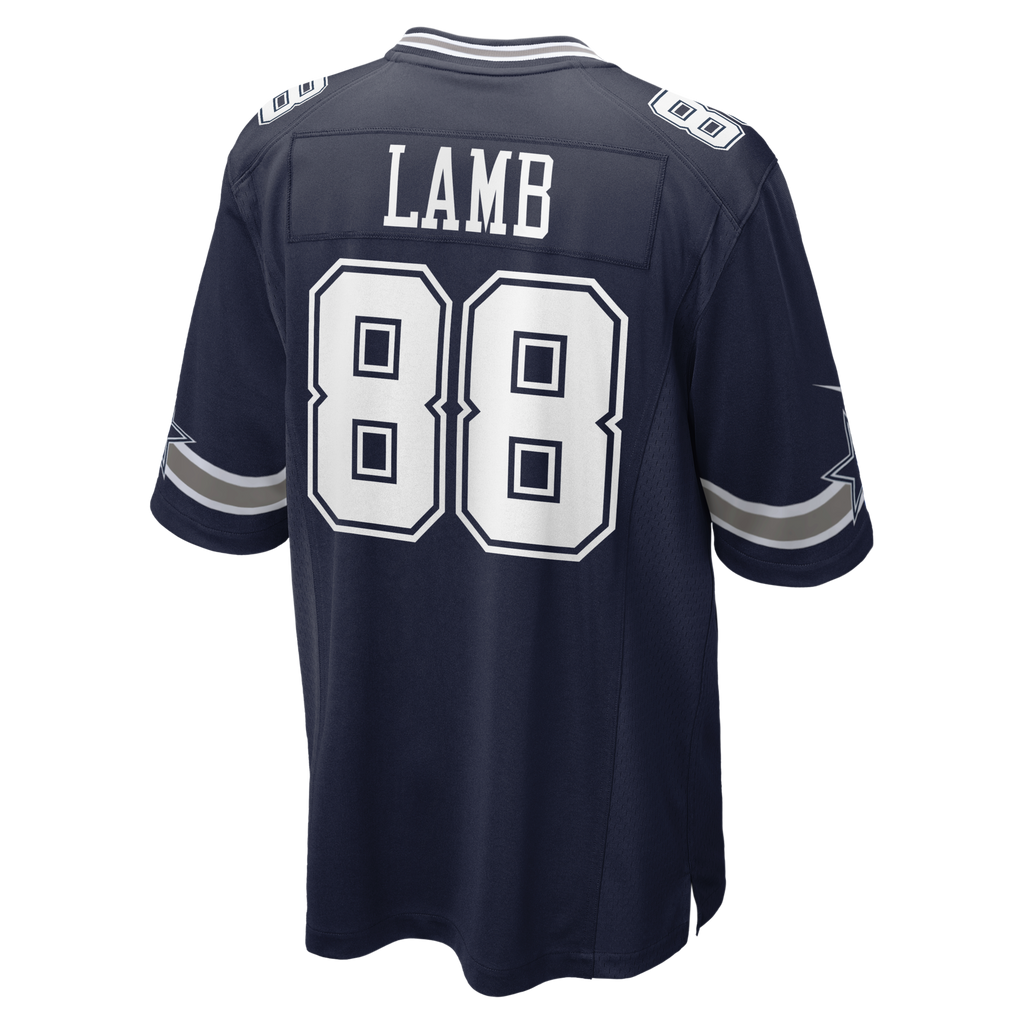 Dallas Cowboys CeeDee Lamb Navy Game Football Jersey