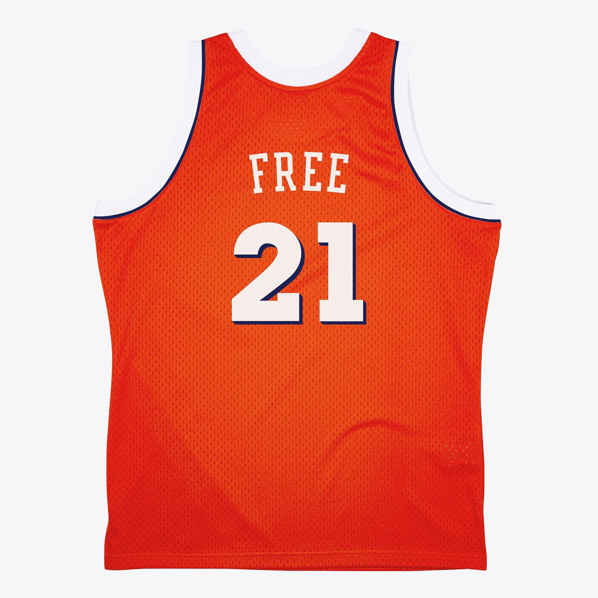 Cleveland Cavaliers World B. Free 1984 Dark Jersey - Orange