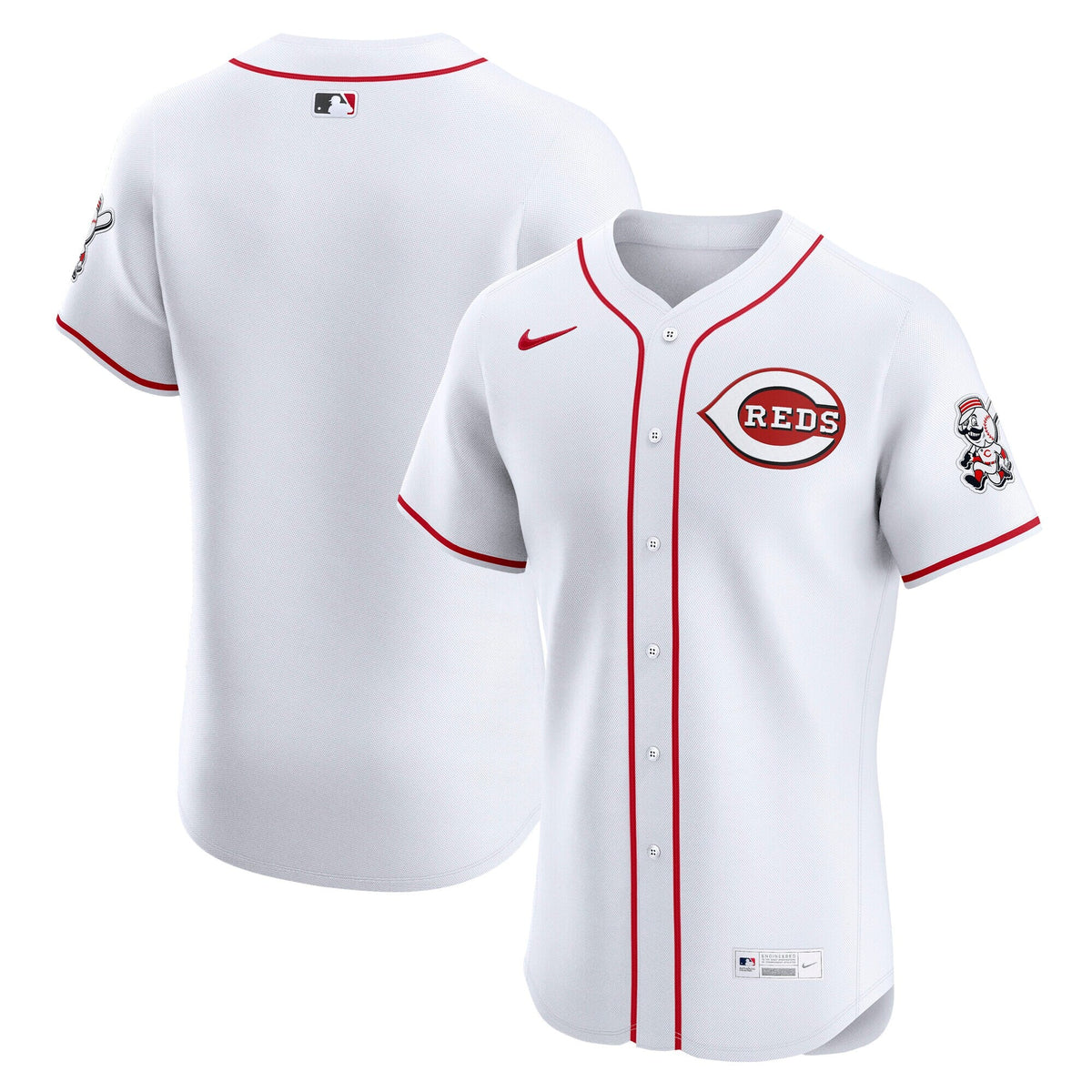 Cincinnati Reds White Home Elite Baseball Jersey