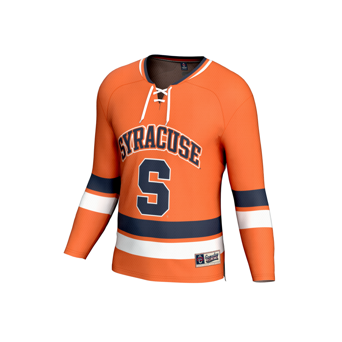 Orange Syracuse Orange Lightweight Hockey Fashion Jersey