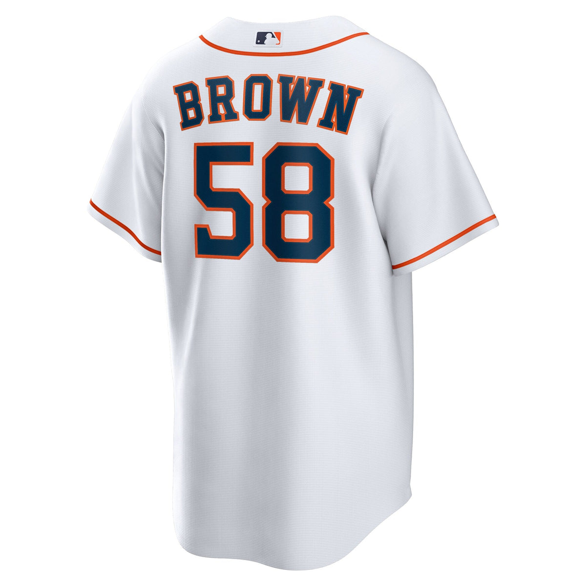 Houston Astros Hunter Brown White Home Replica Baseball Jersey