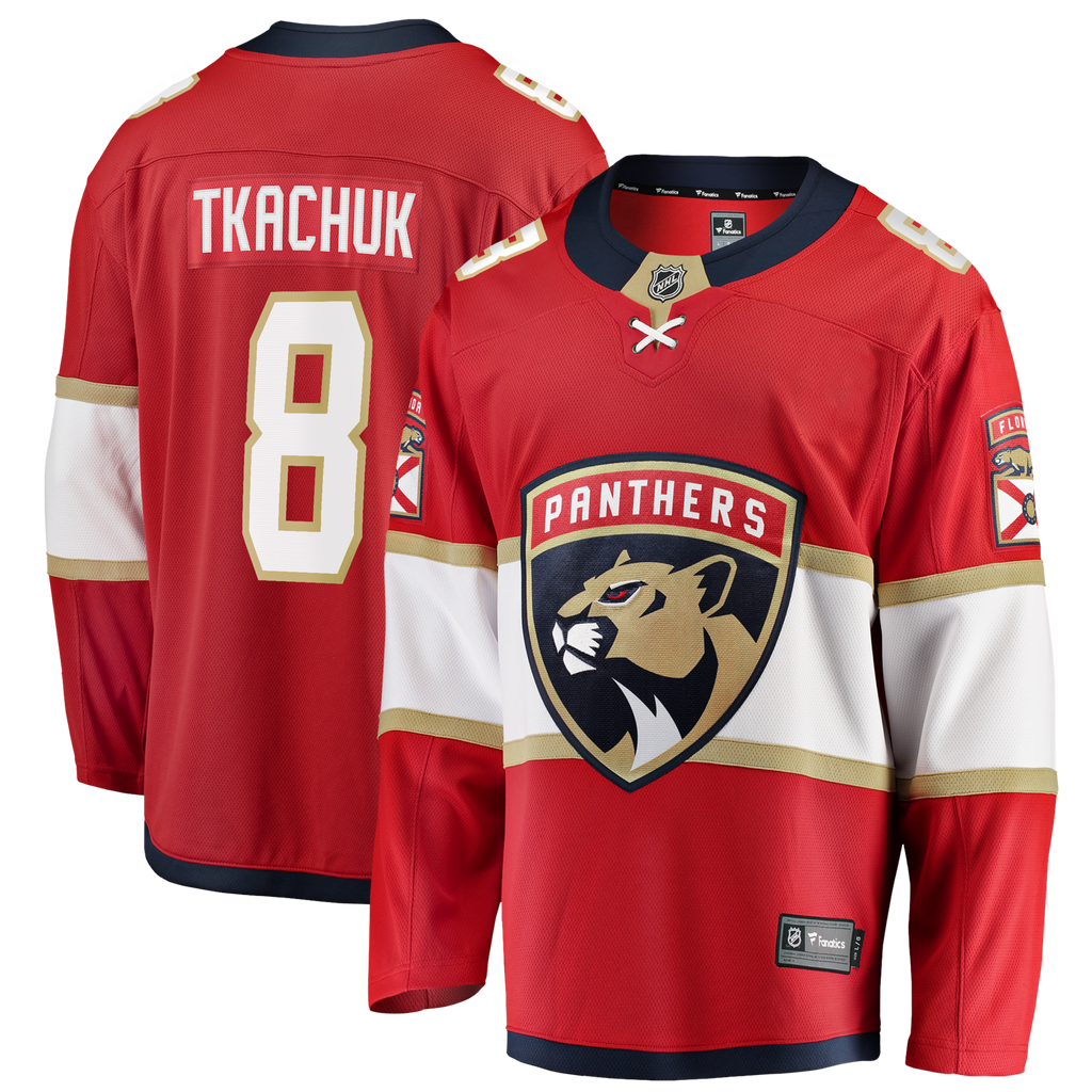 Florida Panthers Brady Tkachuk Red Home Breakaway Hockey Jersey