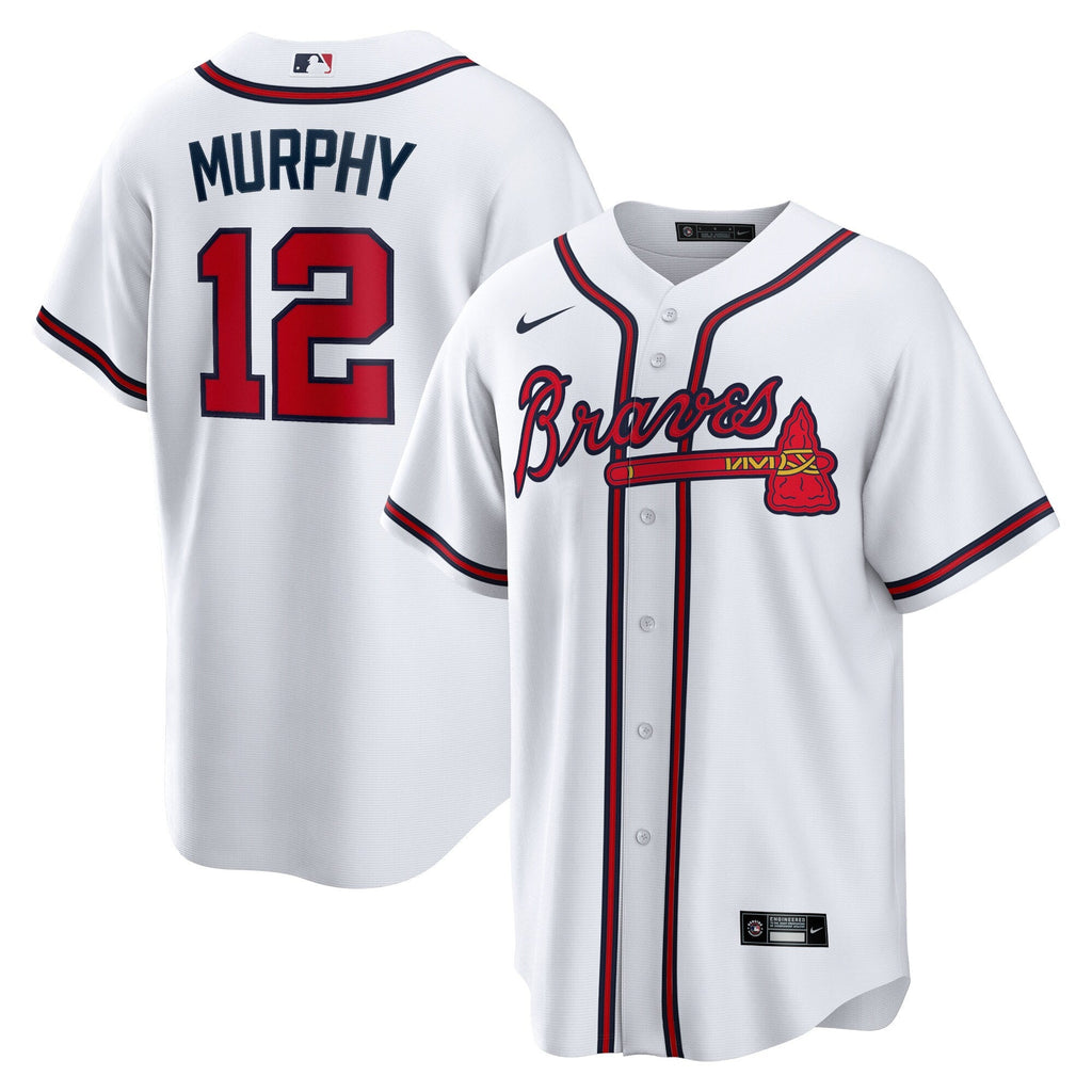 Atlanta Braves Sean Murphy White Replica Player Baseball Jersey