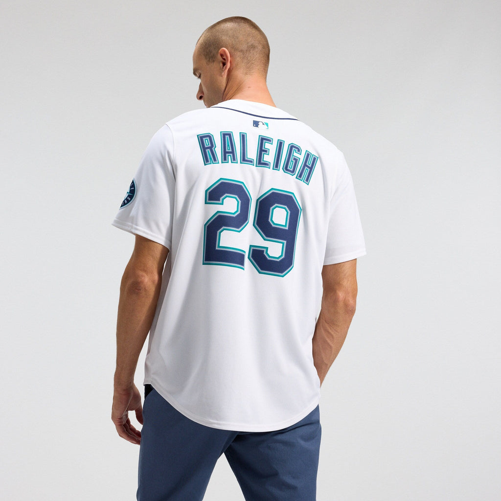 Seattle Mariners Cal Raleigh White Home Limited Player Baseball Jersey