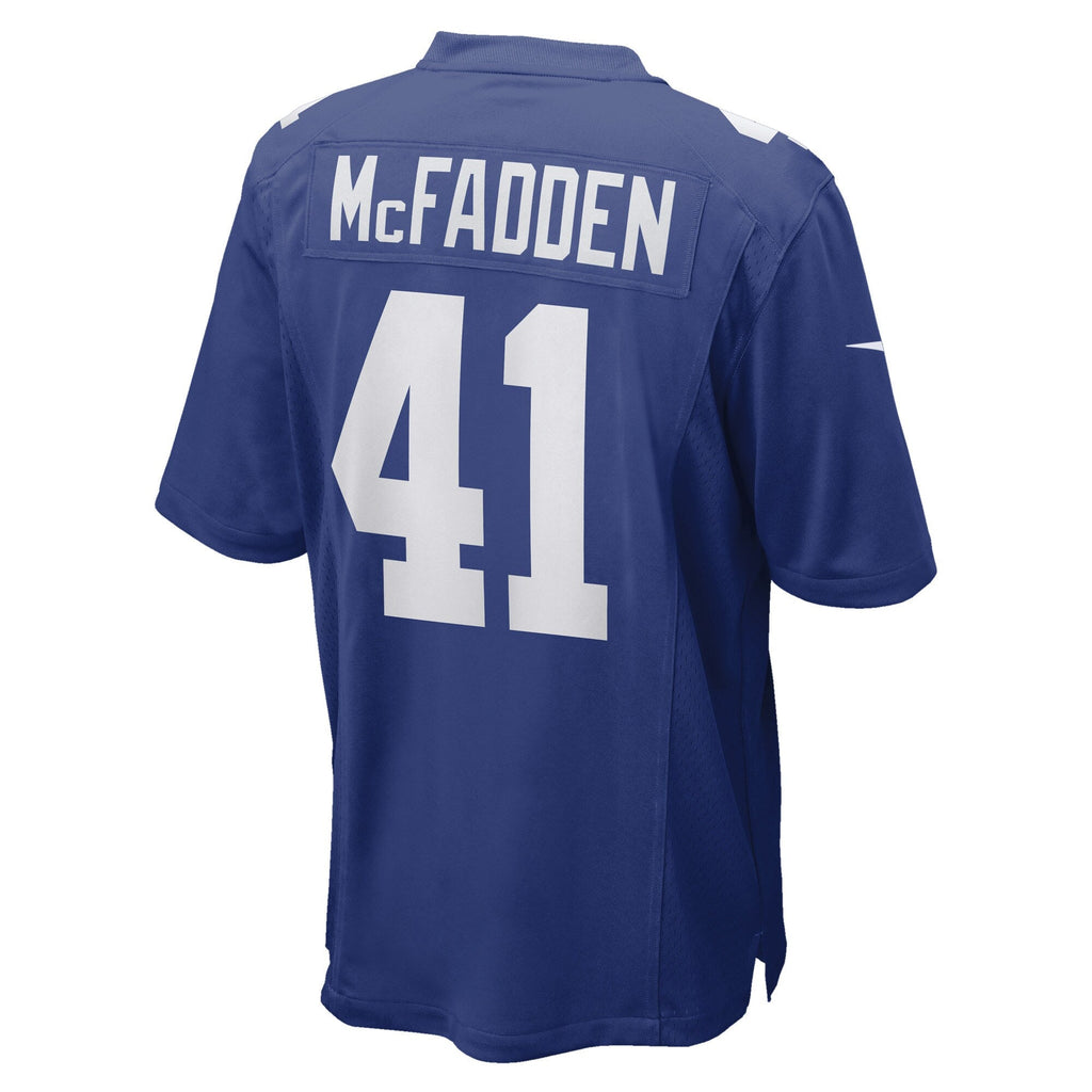 New York Giants Micah McFadden Royal Game Player Football Jersey