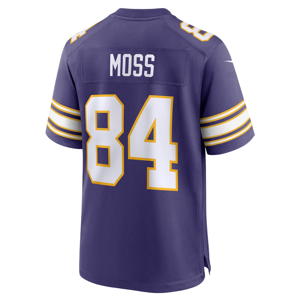 Minnesota Vikings Randy Moss Purple Classic Retired Player Game Football Jersey