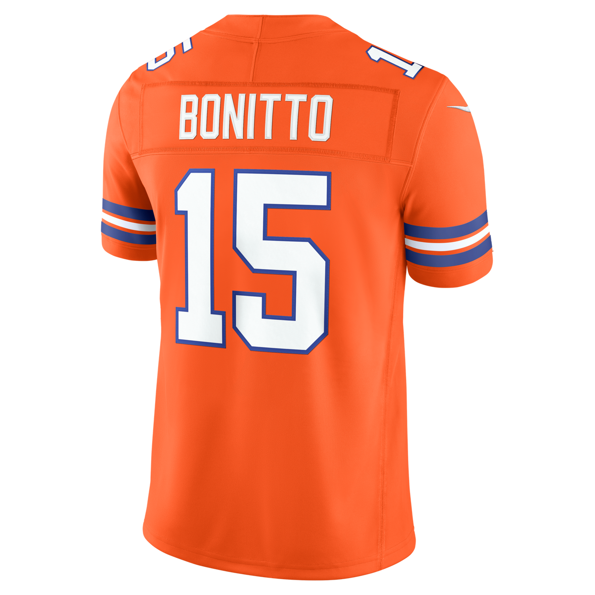 Denver Broncos Nik Bonitto Orange Alternate Mile High Collection 1977 Throwback Vapor F.U.S.E. Stitched Limited Football Jersey